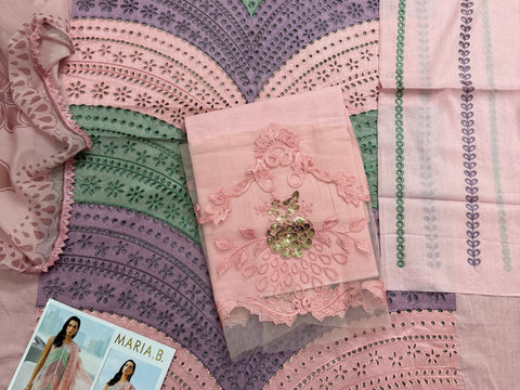 Maria.B Embroidery - 3pc Unstitch MB1