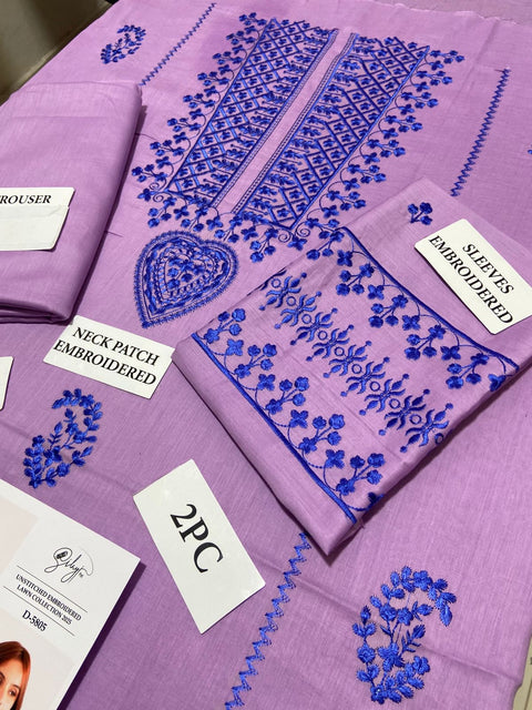 Branded Embroidery 2pc - Lawn