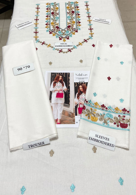 Sahiba’s Embroidery 2pc - Lawn