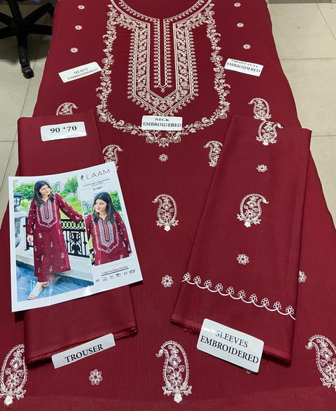 Laam Embroidery 2pc - Lawn