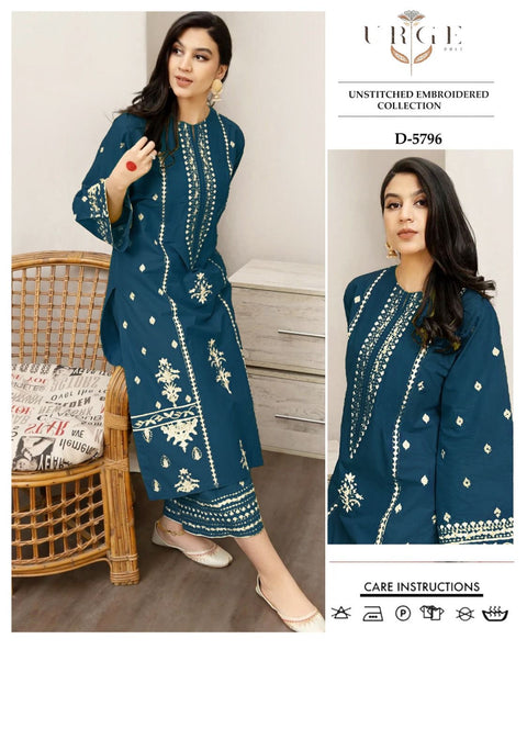 Urge Embroidery 2pc - Lawn