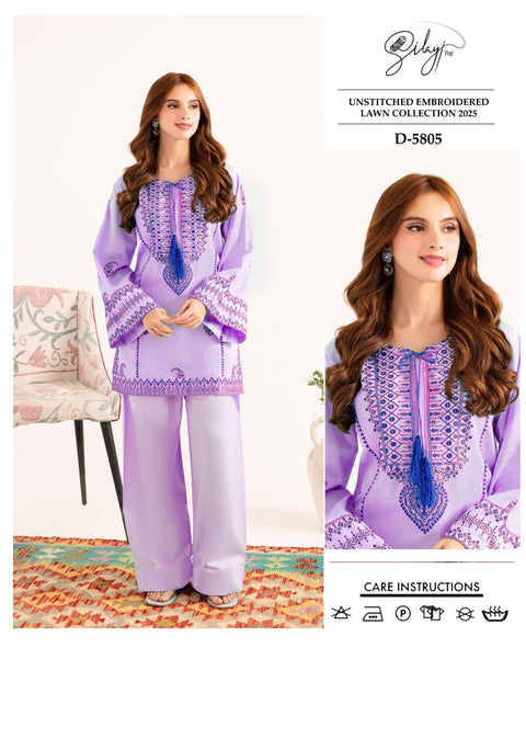 Branded Embroidery 2pc - Lawn