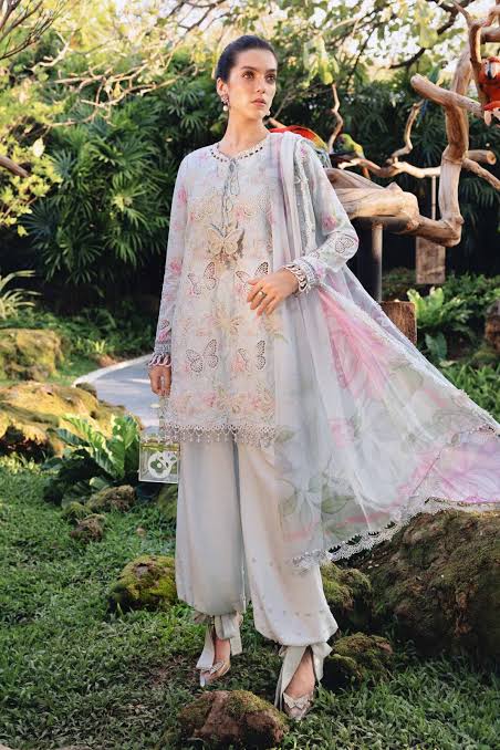 Maria.B M Prints 3pc - Unstitch lawn MUB2