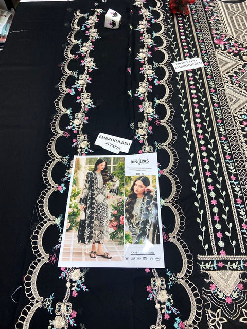 Bin ILyas Lawn 3pc - Unstitch BIU01