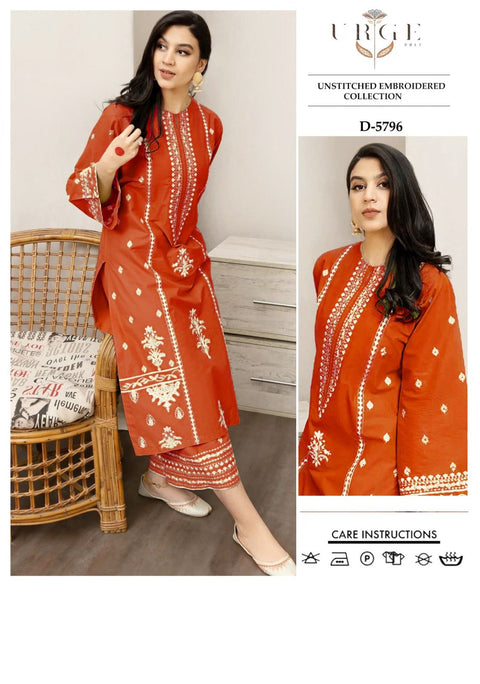 Urge Embroidery 2pc - Lawn