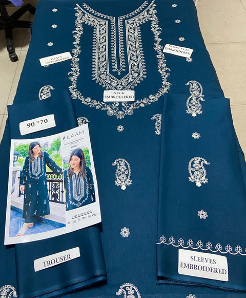 Laam Embroidery 2pc Lawn
