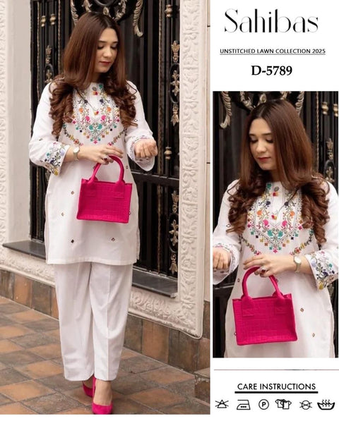 Sahiba’s Embroidery 2pc - Lawn