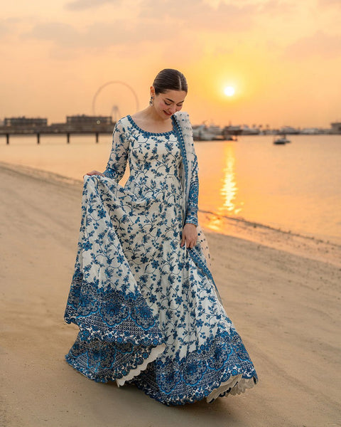 Faiza Saqlain Unstitched 3-Piece Hit Suit – FS01